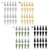 10 Pcs Spike Cone Stud Earrings Minimalist Piercing Jewelry Fashion Accessories