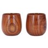 2 stück Holz Tee Tassen Japanischen Großen Bauch Becher Multifunktionale Trinkbecher für Kaffee Milch Wein Wa