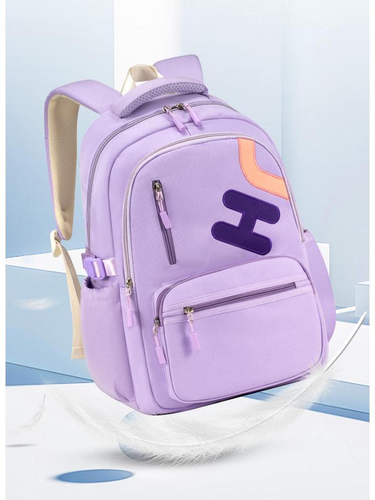 2025 Student Backpack: Grades 3-9, Dual Shoulder, Unisex, Decompression Design for Primary & Middle School