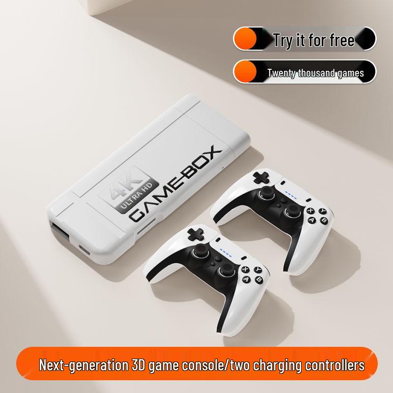 Retro HD TV Game Console: Classic Arcade Racing & Puzzle, Two-Player Sega Edition