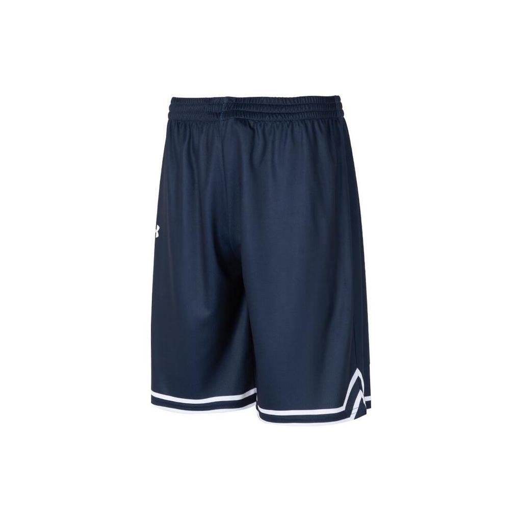 Under Armour Color Block Running Fitness Training Casual Sports Basketball Shorts Unisex Shorts Blue 24500206-409