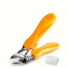 Large Opening Nail Clipper Anti Splash Thick Toe Nail Ergonomic Easy-Grip, Particularly Suitable for Ingrown Nail, Waterproof