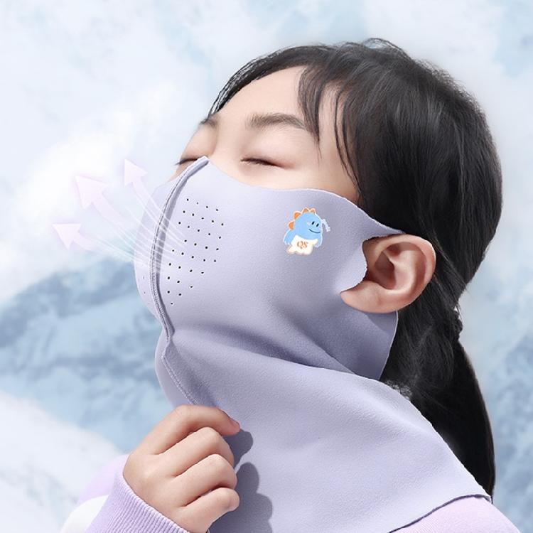 Neck Gaiter Winter Kids Ski Face Mask Windproof Biking Face Cover Cold Weather Ear Hanging Mask For Outdoor Cycling