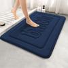 Thickened Flannel Bathroom Absorbent Mat Shower Room Toilet Non-slip Mat Bathtub Mat Foot Pad Entrance Mat