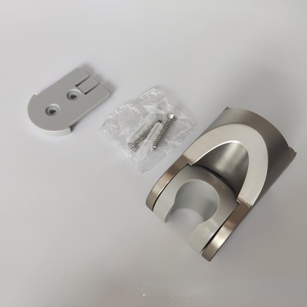 Ruční držák sprchy Nástěnný ABS Držák pro montáž sprchy Nastavitelný Chromovaná Pevná základna Domácí Koupelnové doplňky