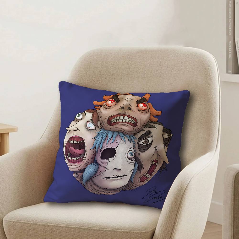 Game Sally Face Cushion Cover Inches Farmhouse Decor Home Throw Pillow Covers for Couch Decorations
