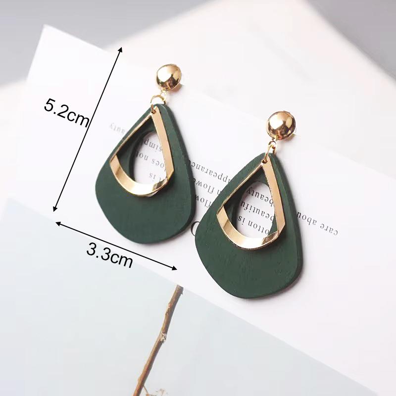 Green Hanging Earrinsg for Women Luxury Crystal Wedding Jewelry Imitation Pearl Drop Earrings new trend boucle oreille