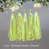 Party Unicorn Garland Rainbow Iridescent Tassel Garlands Paper Flower Wedding Decoration Birthday Baby Shower Party Decorations