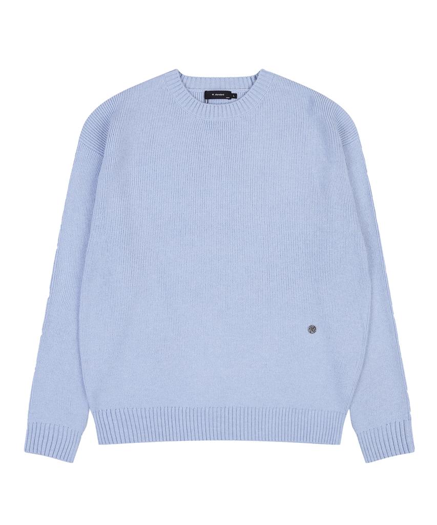 W STANDARD Basic Round Pullover [5 Colors]