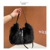 Shoulder Bag Women Plush Daily Commute