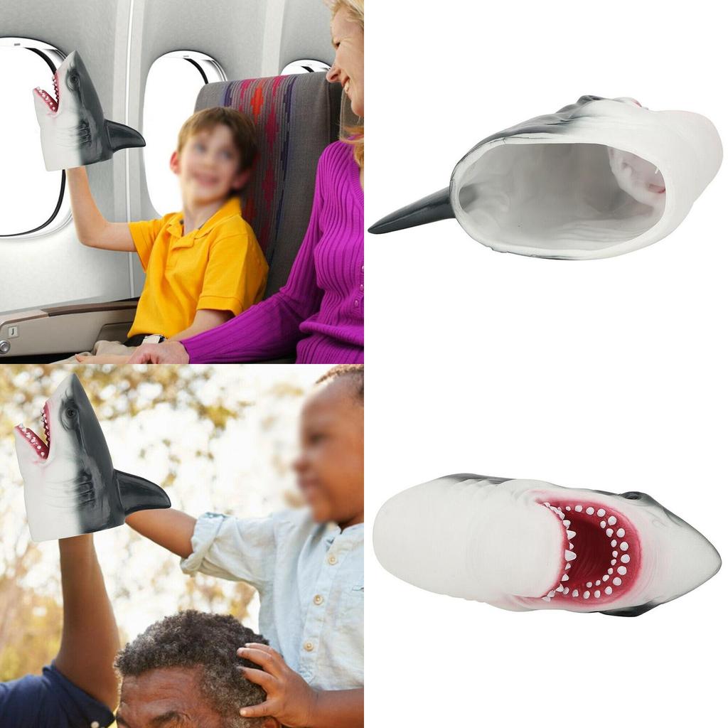 Premium Hai-Kopf Handpuppe Plüschtier für Kinder Sicherer und lehrreicher Spaß