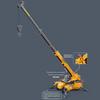Ultra Simulated Long Crane Engineering Vehicle Children Inertia Toy Vehicle