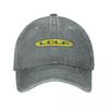 Lola Racing Cars  Logo  Blue Baseball Caps Washed Denim Hats Outdoor Adjustable Casquette Sports Baseball Cowboy Hat