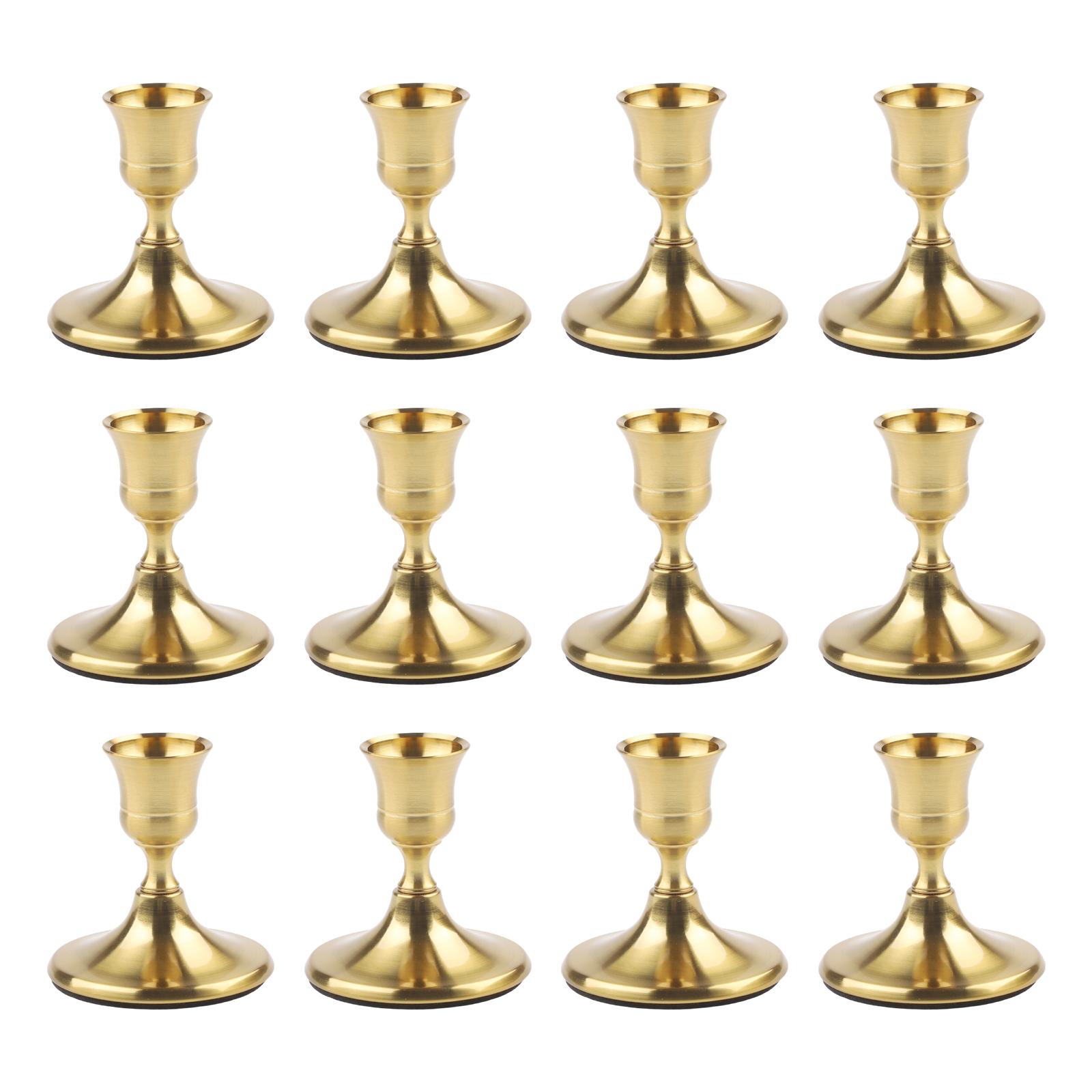 Holiday Decorations Elegant Decor Wedding Table Decor Candle Holder Candle Holder Easy To Match Multiple Colors 8-pack