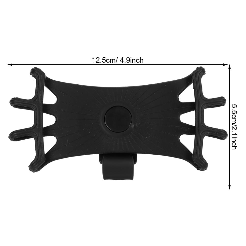 360 degrees Mobile Phone Holder Silicone for Bicycle Motorcycle Shockproof Bike Handlebar Stand Bracket