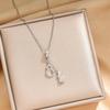 Japanese & Korean Minimalist Gourd Pendant Necklace - High-End, Trendy Women's Collarbone Chain Jewelry