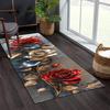 Valentine's Day Carpet Golden Rose Carpet Runner Rug Kitchen Rug Doormat Welcome Mat Carpet For Live Room Rug For Bedroom