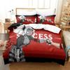 Anime Game Helltaker Bedding Set Duvet Cover Bed Set Quilt Cover Pillowcase Comforter King Queen Size Boys Adult Bedding Set