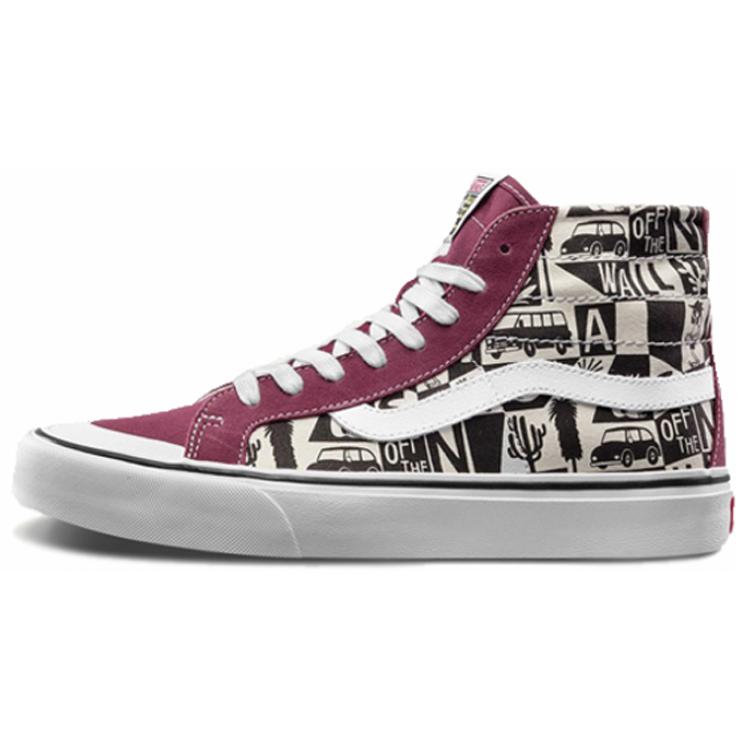 Sk8 Yusuke Hanai x Sk8 Vans-Hi 138 Decon Sf Illustrations VN0A3MV1VSF красный/белый