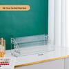 Transparent Multi-Layer Cosmetic Organizer for Nail Polish and Eyeshadow Palettes