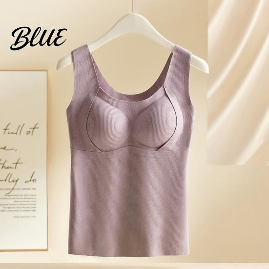 Women Thermal Tank Winter Warm Padded Breathable Sleeveless Underwear Top for Camisole Undershirt Base Layer