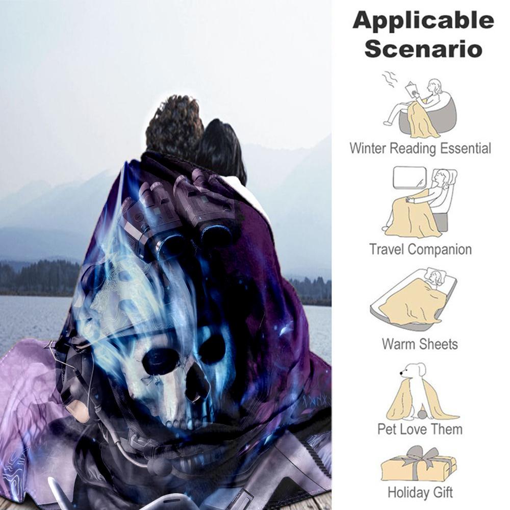 Call of Duty Warzone Flannel Blanket, High quality Comfortable for All Seasons, Home Decor, Warmth and Comfort