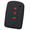 [IKT] Silicone Cover for Toyota Cars Smart Key 3 Buttons Black Red / Harrier