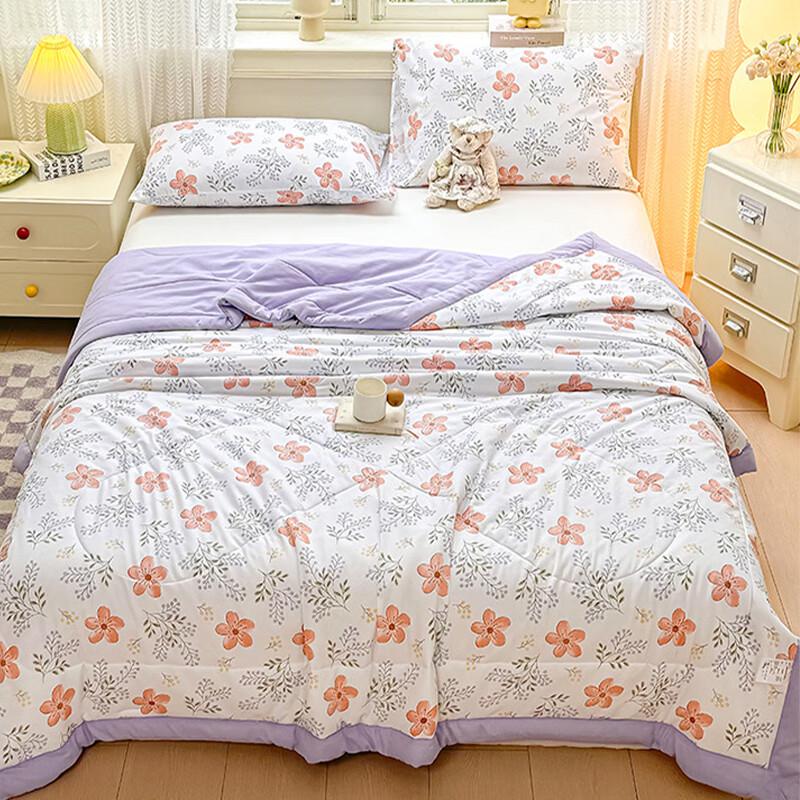 Jie Li Ya All-Season Ice Silk Printed Quilt