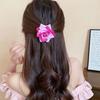 Cloth Flower Hair Clip Vacation Headwear Girl Rose Hair Clip Rose Flower Hairpin  Bridal