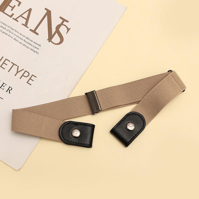 Invisible and Traceless Lazy Belt for Women's Elastic Elastic Trousers Belt for Jeans Pants Large Change Small Waist-retracting Artifact Belt