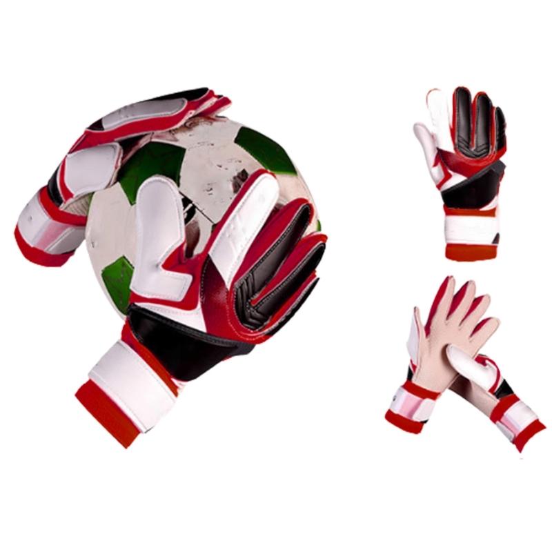 Goalkeeper Gloves, Football Glove Goalkeeper Gloves with Fingersave Goalie Gloves Breathable Football Goalkeeping Gloves