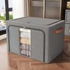 1PC Oxford Fabric Storage Box Foldable Clothes Quilt Organizer Heavy Duty Wardrobe Storage Bin for Home Organization