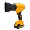 Cordless Leaf Blower 2000mAh Battery Lightweight Handheld Turbo Blower with Detachable Air Nozzle 2 Speed for Lawn