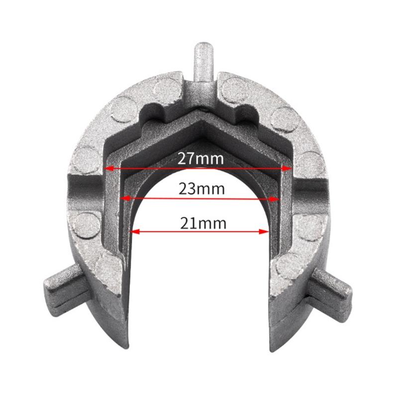 Multifunktionsschlüssel Wasserhahn Spüle Installateur für Zuleitungsmuttern/Absperrventile/Siebkörbe/Zuleitungsmutter/Wasserhahnmuttern