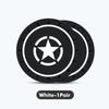 For Jeep 2Pcs PVC Silicone Car Coaster Water Cup Bottle Holder Mat Anti-slip Pad Coaster Cherokee Wrangler JK Gladiator Compass AJV1