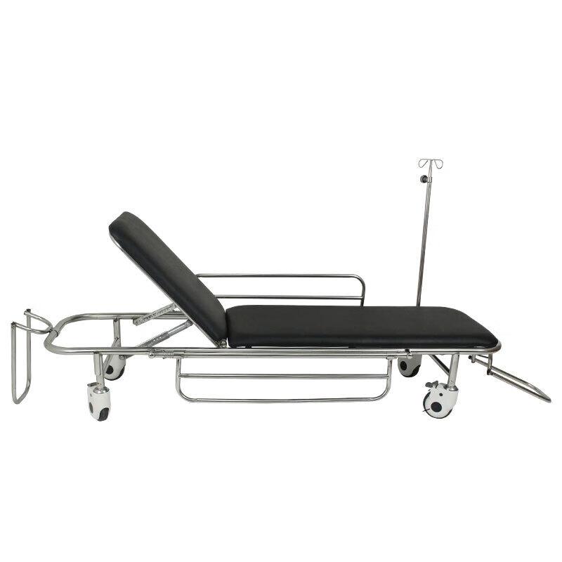 Zuolou Stainless Steel Emergency Rescue Stretcher Trolley