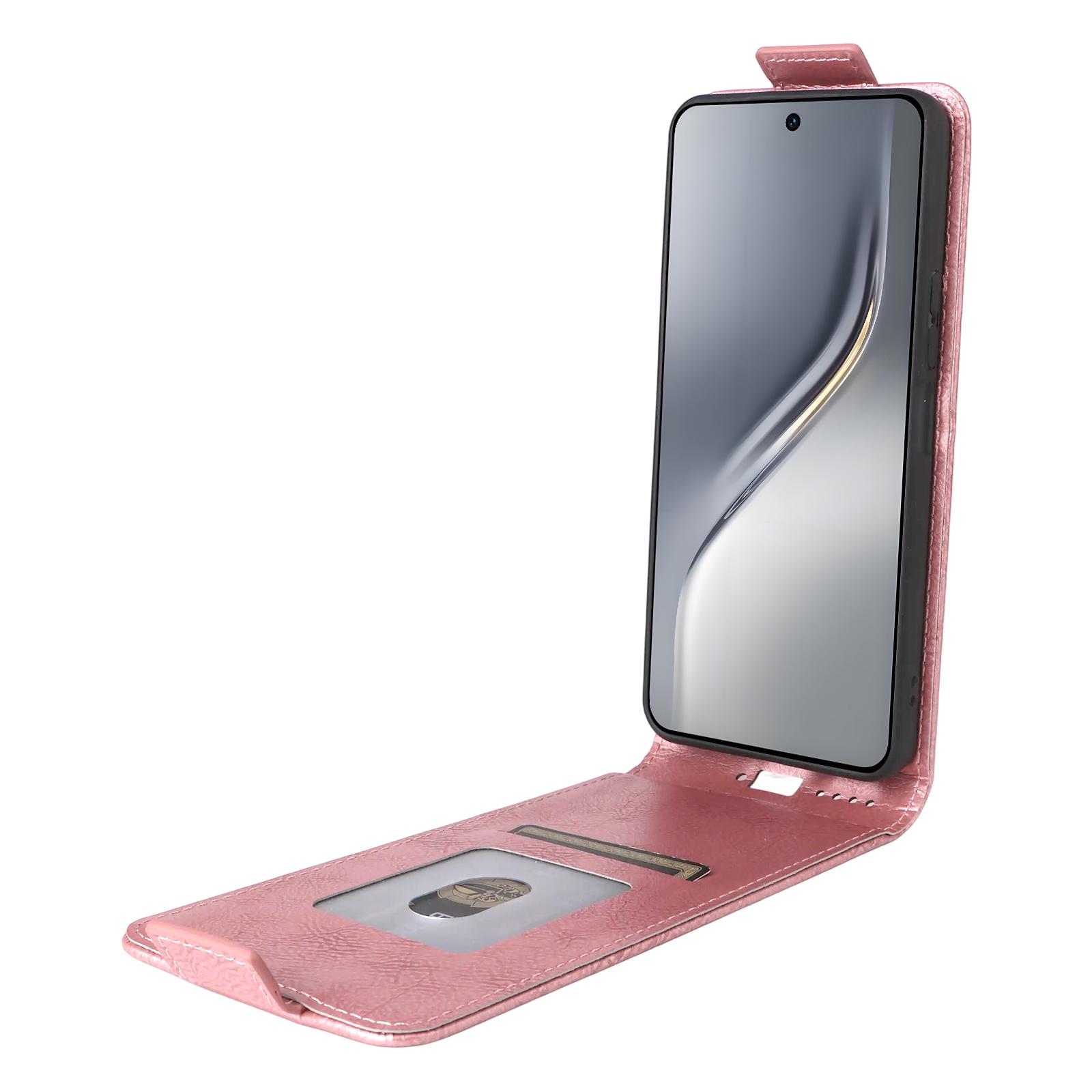 

For TECNO Camon 40 Premier 5G Stand Case Magnetic Clasp Vertical Flip Leather Phone Cover with Card Holder Black
