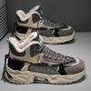 Outdoor Rutschfeste Verschleißfeste Sneaker Modetrend Sportschuhe Für Herren Winter High-Top Kurzes Plüschdesign Warme Freizeitschuhe