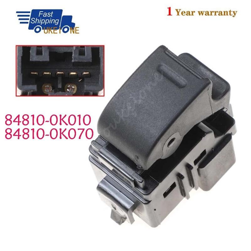 

84810-0K010 84810-0K070 For Toyota Hilux Vigo 2004-2011 Passenger Side Power Window Control Switch Button Car Accessories