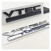 3D ABS Chrome Black Logo VTEC Turbo Car Rear Trunk