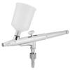 Dual Action Airbrush Kit Needle Large Capacity Cup Spray Gun Paint Art Set Tools(0.2mm)