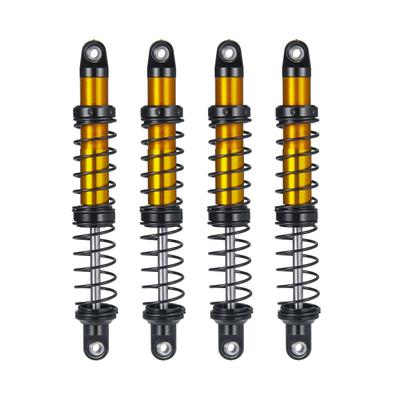 Amortecedores de Alumínio Escalonados de 4 Peças IR Racing IR Shocks para SCX10 RC Crawler (100 mm) 90046