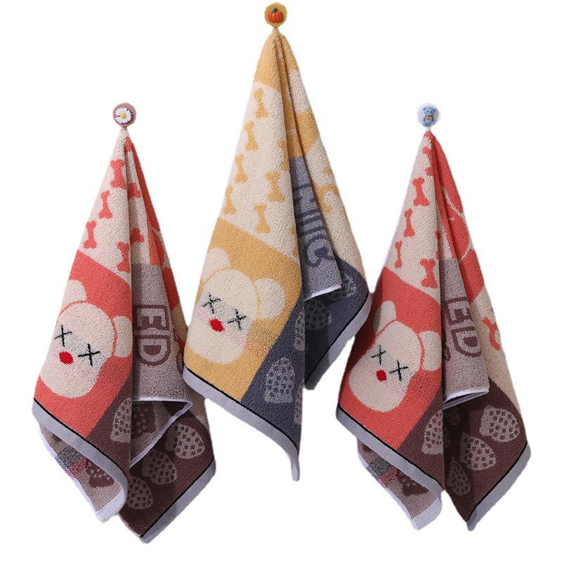 Soft Absorbent Pure Cotton Face Towel for Adults - Thickened, Polyester Blend