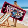 JoJo's Bizarre Adventure: Epic Characters Beach Towel Outdoor Camping Beach Towel for Vacation Photos Quick-drying Swim Towel Absorbent Bath Towel