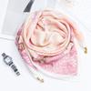 Magnetic Clasp Neck Scarf for Women Silk Feel Triangle Square Scarf Neck Warmer Autumn Winter Elegant Neck Covering