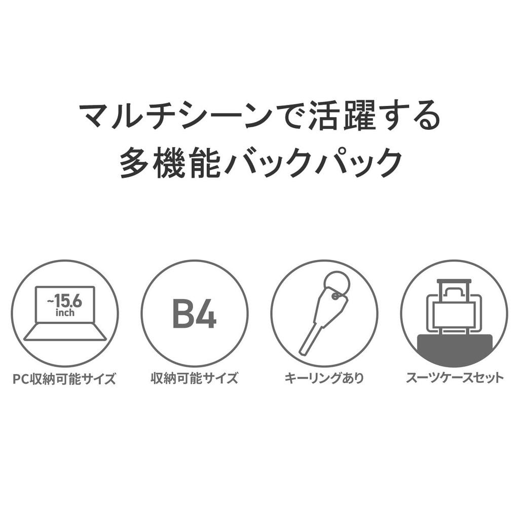 City Collection City Pack Backpack 14L Black 21027 [Air]