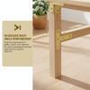L-shaped Iron Corner Code 90 Degree Right Angle Fixator L-shaped Bracket Furniture Bed Frame Cabinet Connector