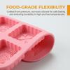 Craft Mold Silicone Silicone Mold Flexible Reusable Baking Mold Multi-use 6 Cavity Mooncake Mold DIY