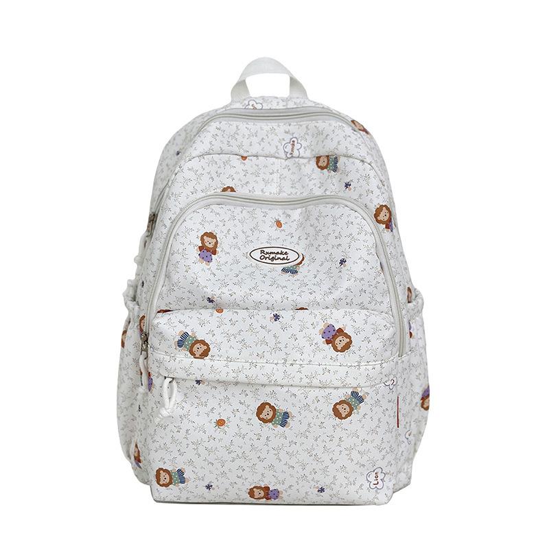 Schoolbag Xiaosheng junior high school student schoolbag 1011 new trendy printed backpack light and large capacity travel foreign style backpack