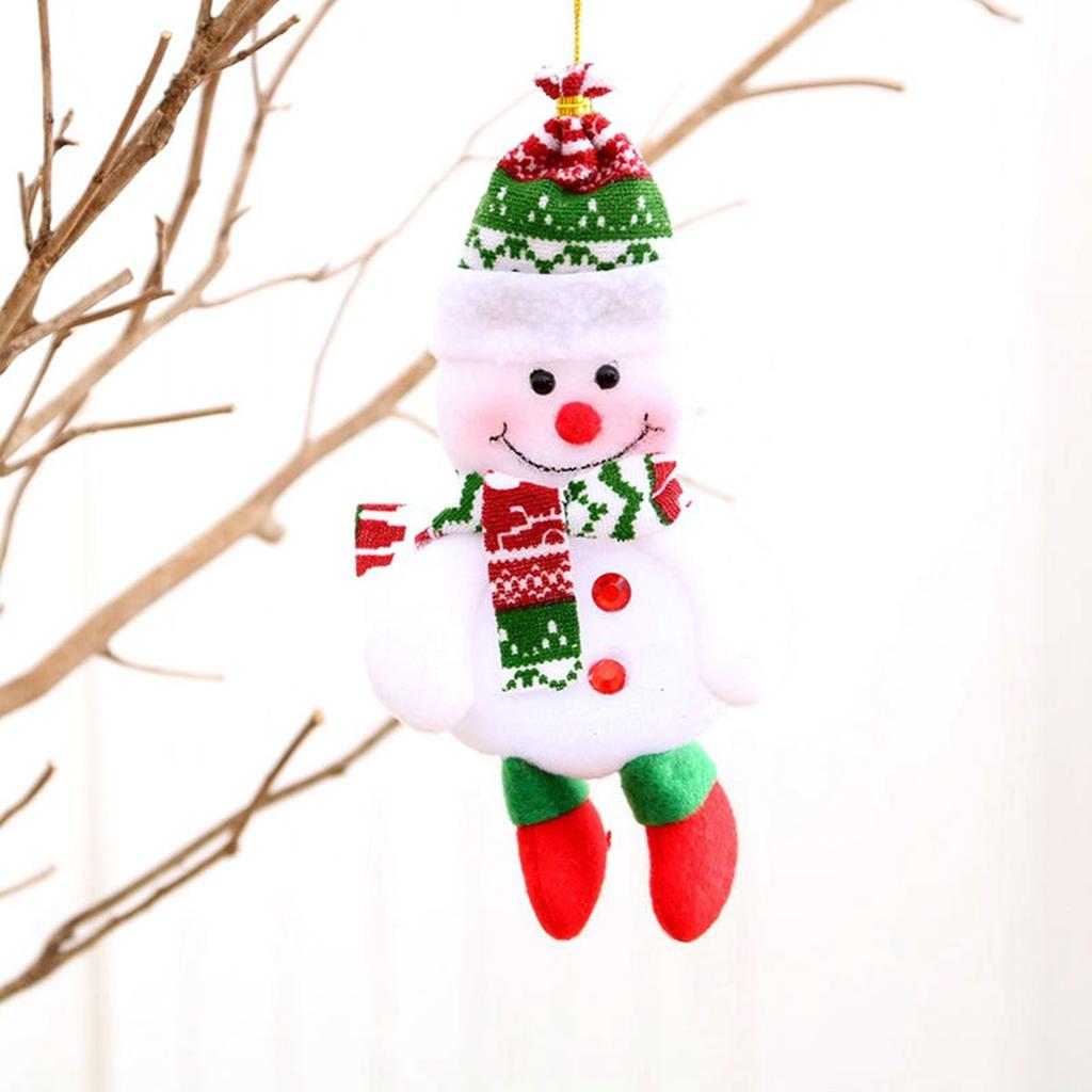 Bear Hanging Cute Soft Decorative Toy Doll Christmas Pendant Ornaments Christmas Tree Decoration